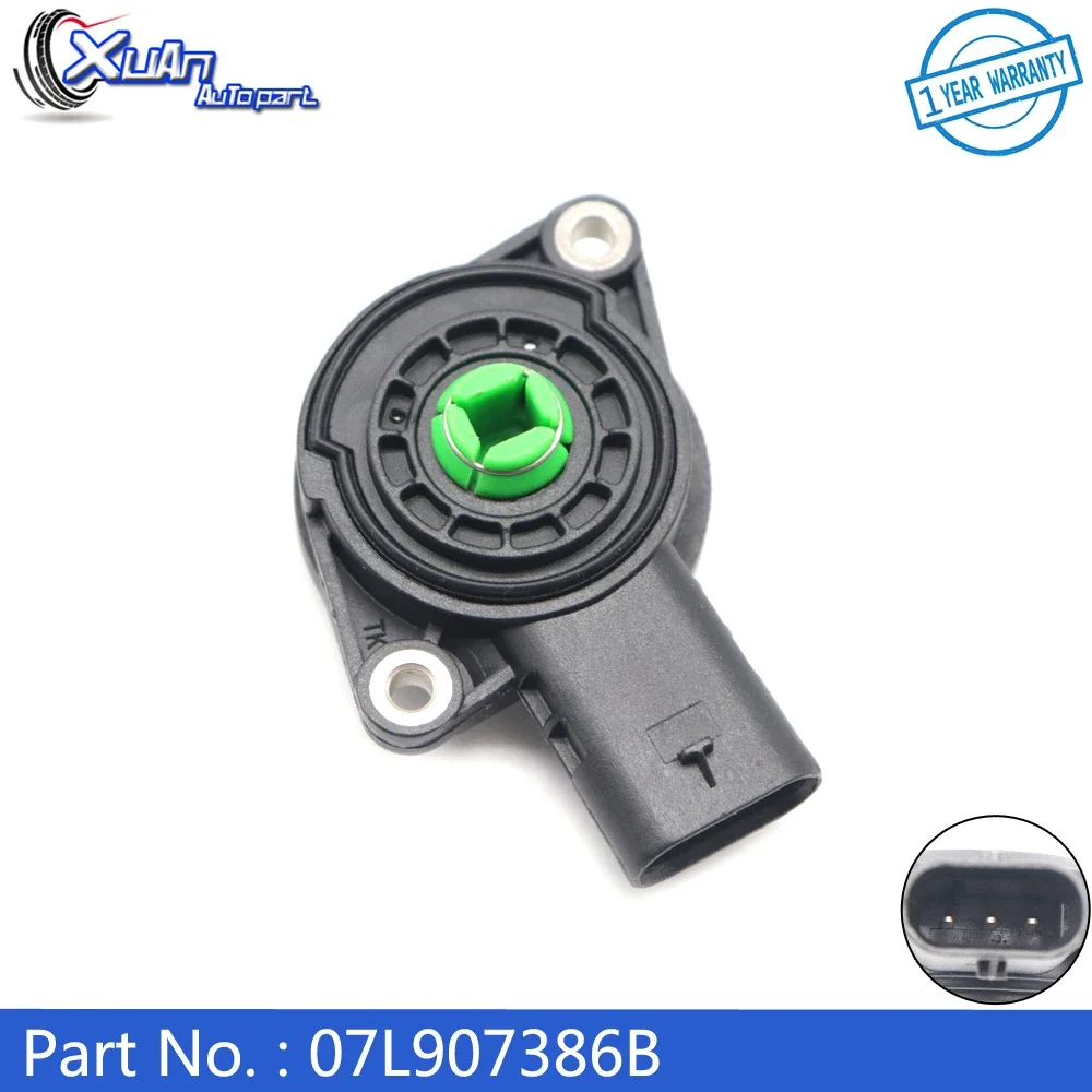 XUAN Air Intake Manifold Position Sensor Angle Sensor 07L907386B for Volkswagen CC Eos Golf GTI Passat Tiguan 2.0T Audi A3 A4 A5