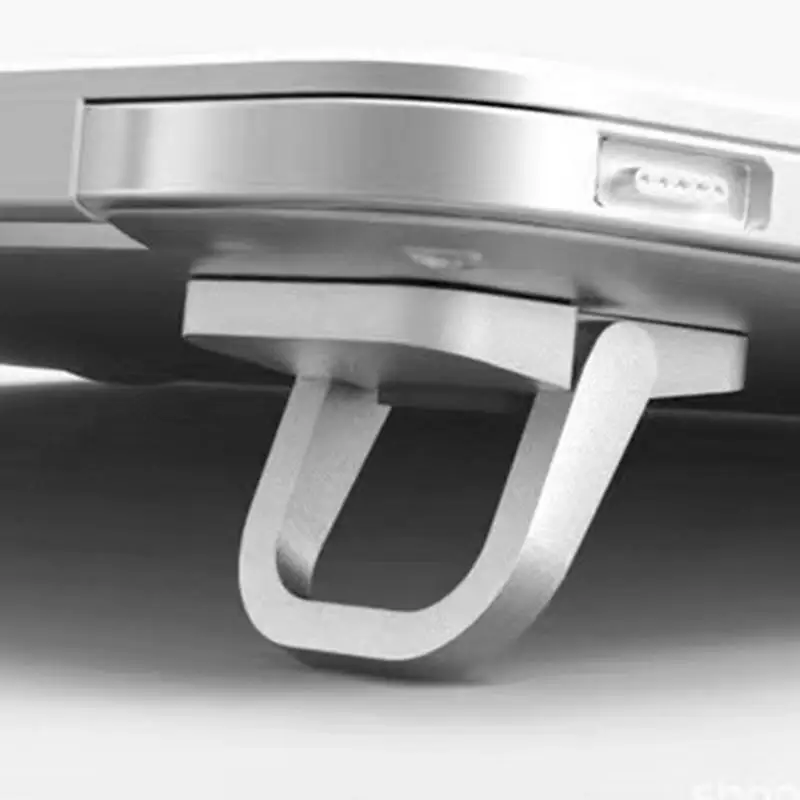 Supporto per notebook in plastica da 2 pezzi, bastone invisibile per computer, mini desktop, aumenta il comodo supporto per tastiera pieghevole