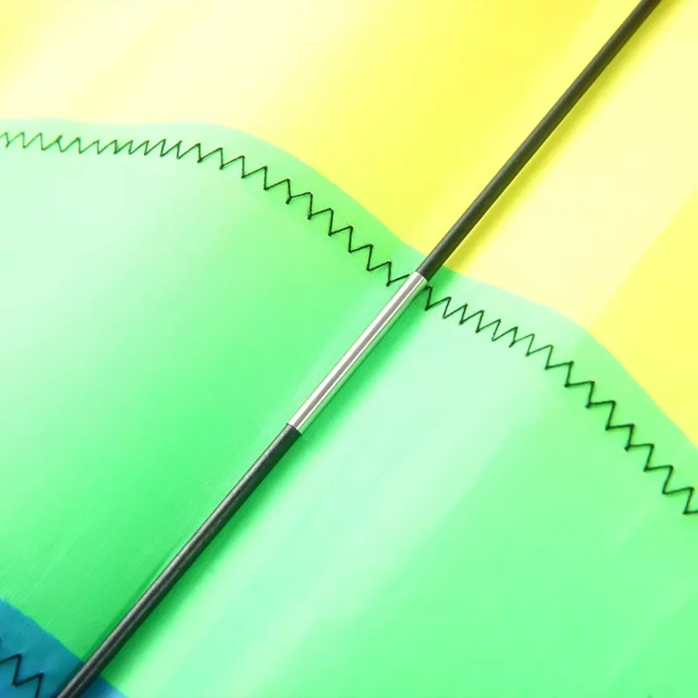 Aquilone arcobaleno colorato facile da volare, buon volo con code multiple, aquilone da spiaggia con diamanti, linea di aquiloni da 80 metri, regalo per bambini