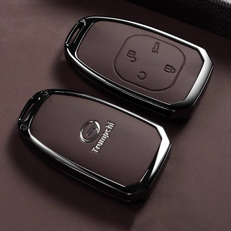 Autoschlüsseletui für GAC Trumpchi GS3 GS4 Emzoom GS8 Emrow Mbao GN8 Empow Emkoo Schlüsselanhänger Cover Shell Gehäuse Halter Fob Zubehör – Detail 10