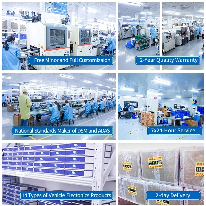 กล้องบันทึกวิดีโอในรถยนต์ CareDrive 1080P 1/2/4 ช่องทาง 4G GPS มองเห็นในเวลากลางคืน ระบบ ADAS ตรวจจับการขับขี่ผิดปกติ (DSM) พร้อม AI Dahcam