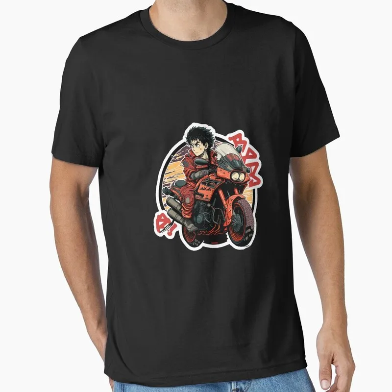 Akira Anime Gift T‑Shir Otomo Katsuhiro Vintage Sci‑Fi Manga Graphic Tee Shotaro Kaneda Neo‑Tokyo Unisex Streetwear Tops