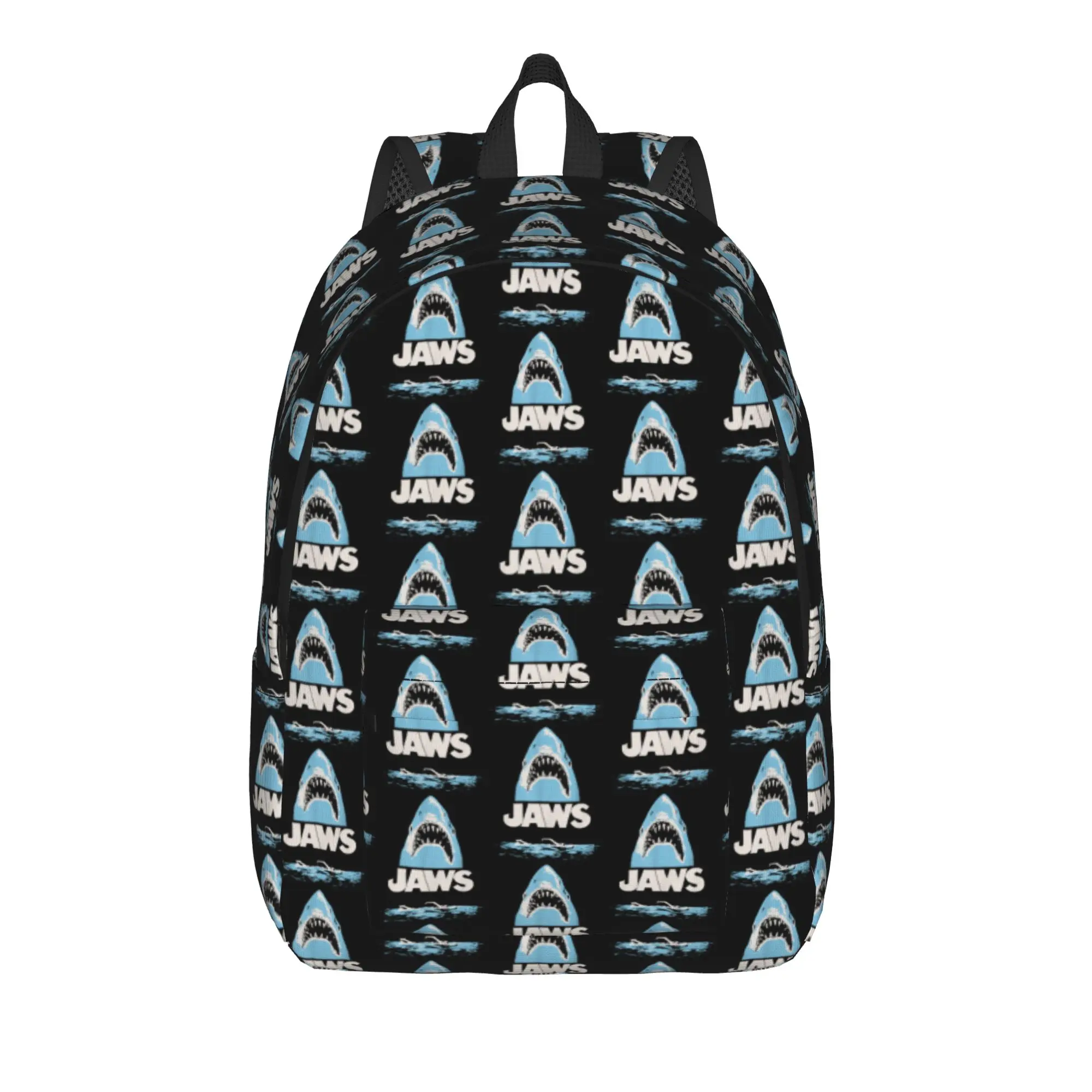Jaws 50th Anniversary Poster Backpack  University Backpacks Female Kawaii School Bags Designer Large Rucksack