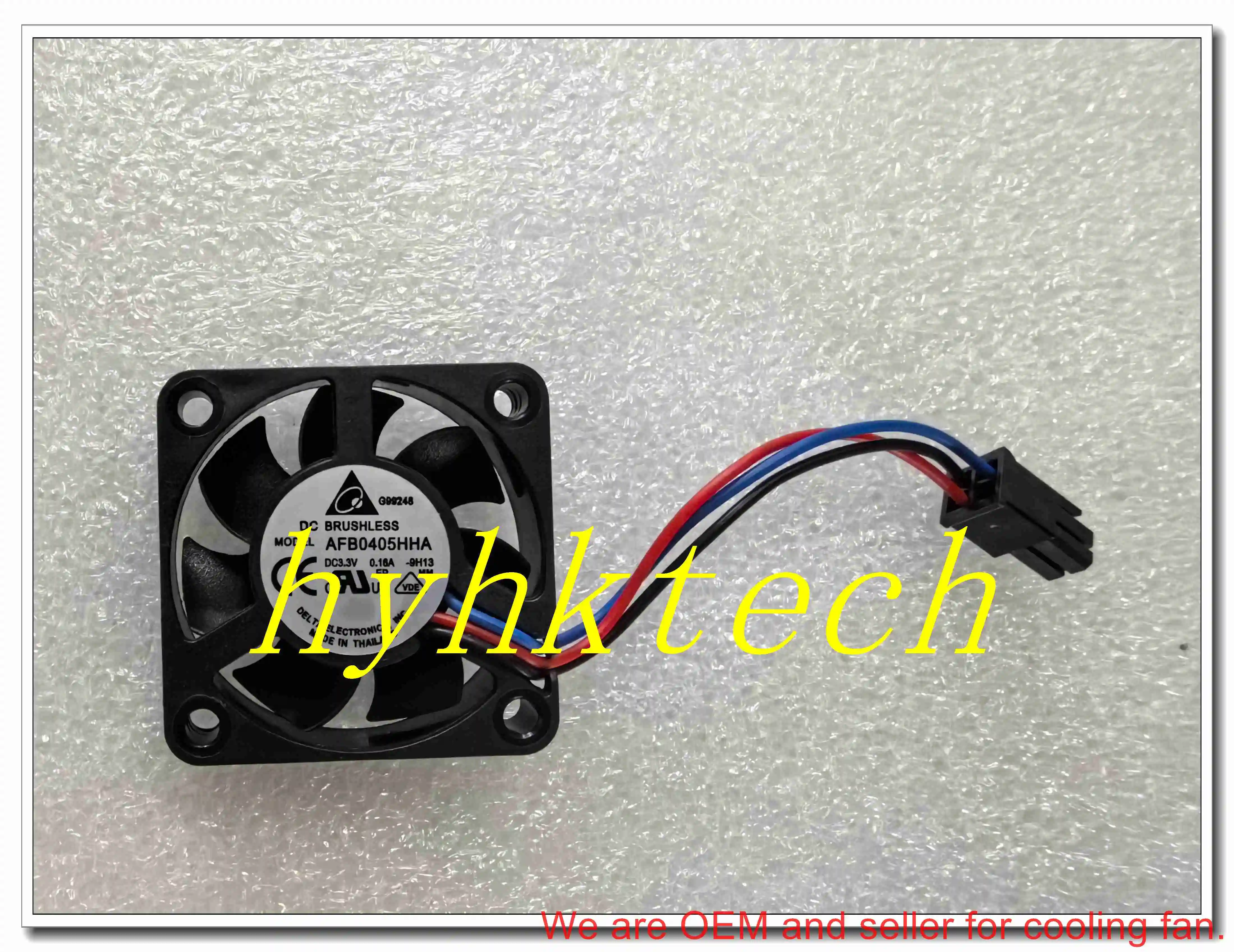 AFB0405HHA เดลต้าดั้งเดิม3บรรทัดพัดลมทำความเย็นทดสอบงานก่อนการจัดส่ง100%