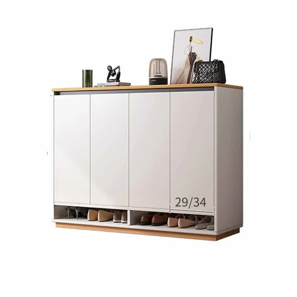 safe Modern Simple Shoe Cabinet Living Room Shoe Cabinet Home Furniture Air Vent Design Floor Feet Secure Storage Large Capacity