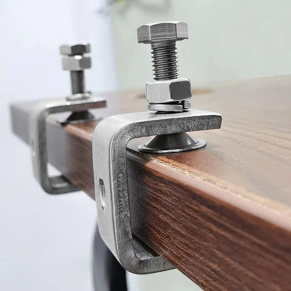 

Heavy Duty Metal Clamp C Clamp Woodworking Clamp With Wide Jaw Openings, 1pc 2PCS 4PCS Hardware Clamps