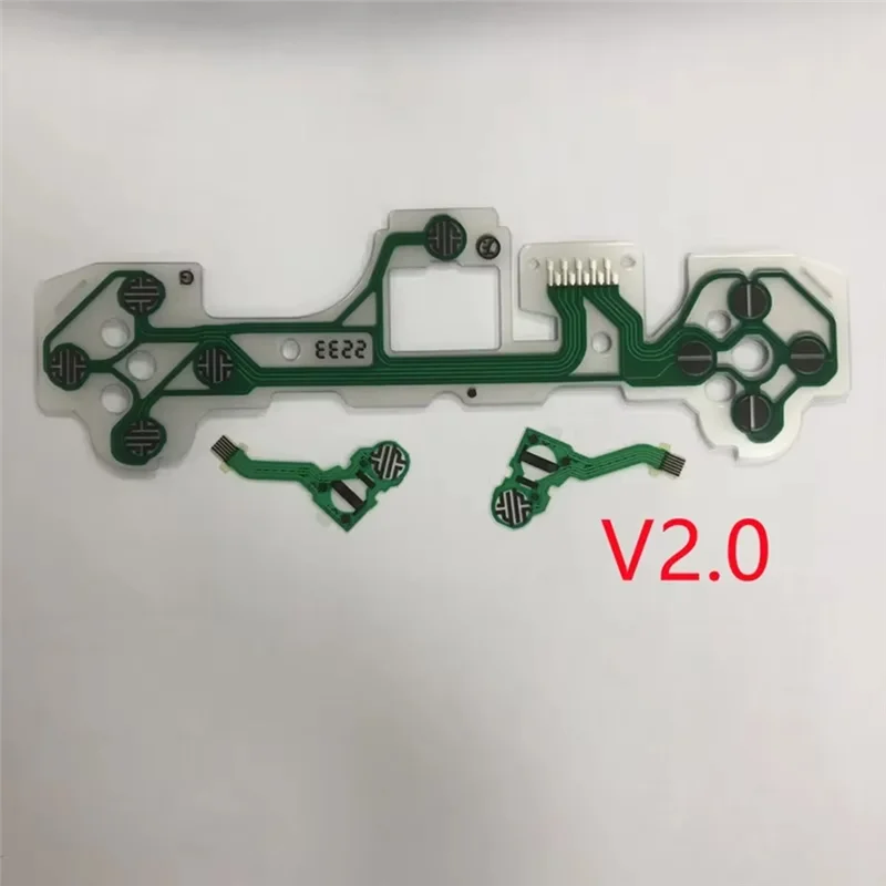 FFYY-para controlador de almohadilla de juego PS5, 100 Uds., botón de Joystick analógico, película conductora, cinta de Cable flexible V1.0