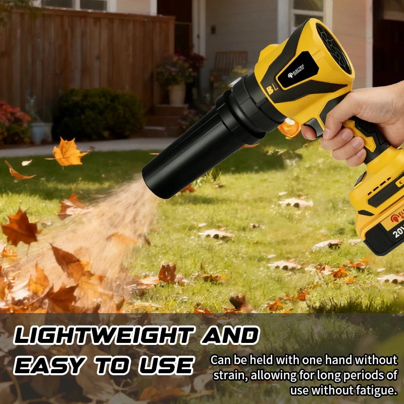 Peniup Turbo Listrik Tanpa Sikat 380000RPM Kipas Jet Peniup Daun Genggam Peniup Debu Untuk Pin Baterai Dewalt 20V