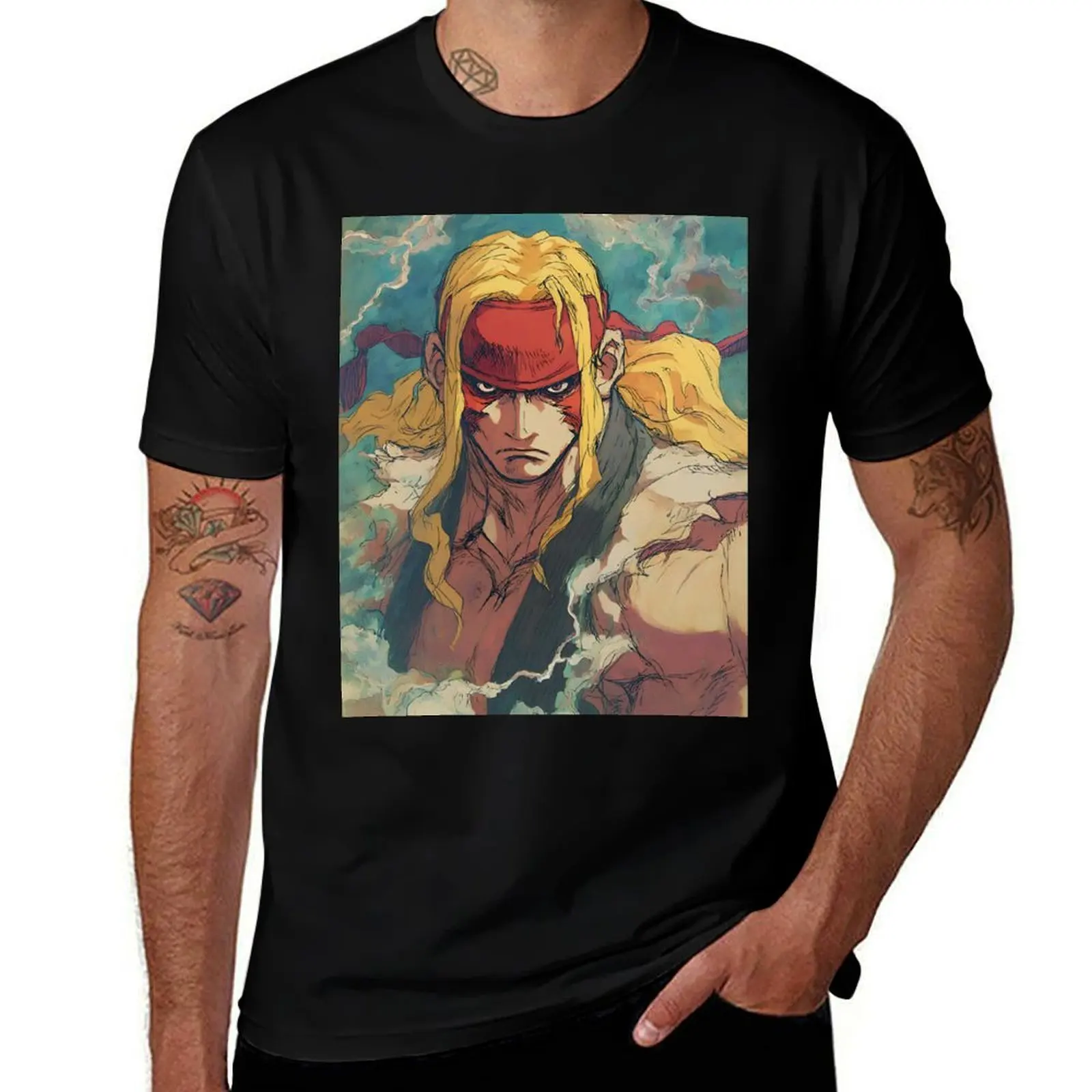 

Alex Street Fighter T-Shirt Aesthetic clothing man t shirt new edition mens tall t shirts