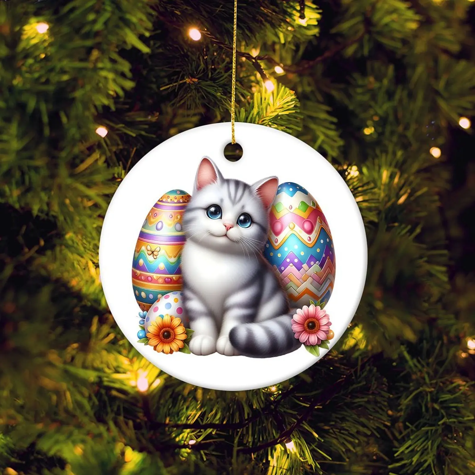 

New Cute Stylish Acrylic Easter Kitty Decoration for Anniversary Decorating DIY Decorations for Her Gift