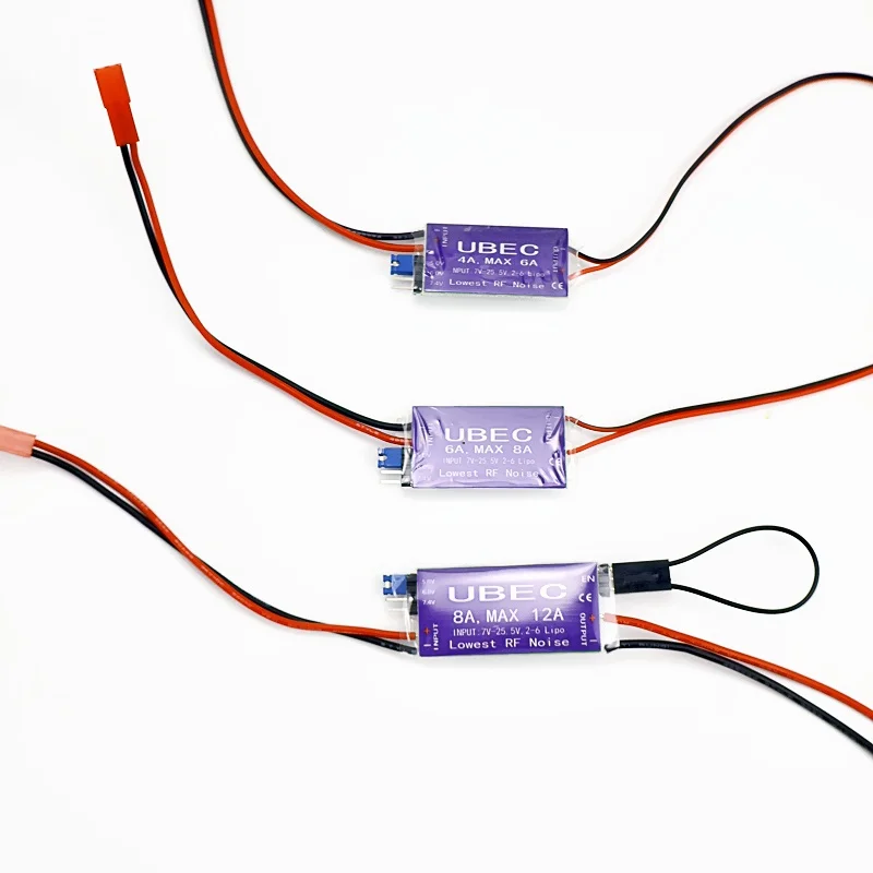 5V/6V 4A 6A 8A Lowest RF Noise BEC Full Shielding Antijamming Switching Regulator For air helicopter plane 5V/6V RC BEC