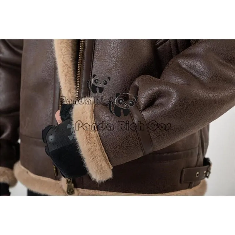 Biohazard Resident 4 Remake Leon S Kennedy Evil Cosplay fantasía disfraz chaqueta disfraz hombres adultos peluca disfraces de Halloween