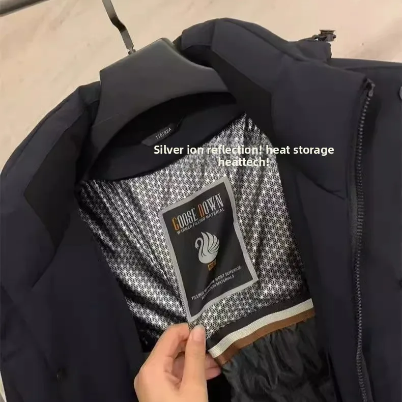 High-End Tee-In-One! Detachable Goose down Inner! Winter New Men's Outdoor Waterproof Windproof down Jaet