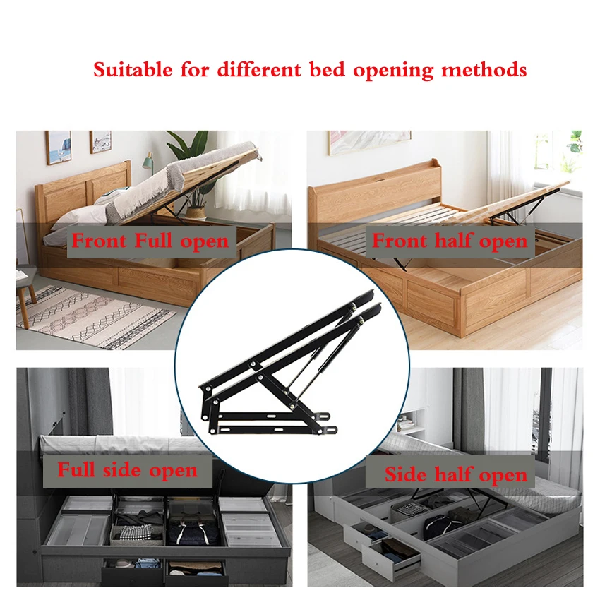 

75cm Bed Hydraulic Rod Furniture Hydraulic Bar Lifter Tatami Pneumatic Support Bed Box Mechanism Accessory Spring Hinge