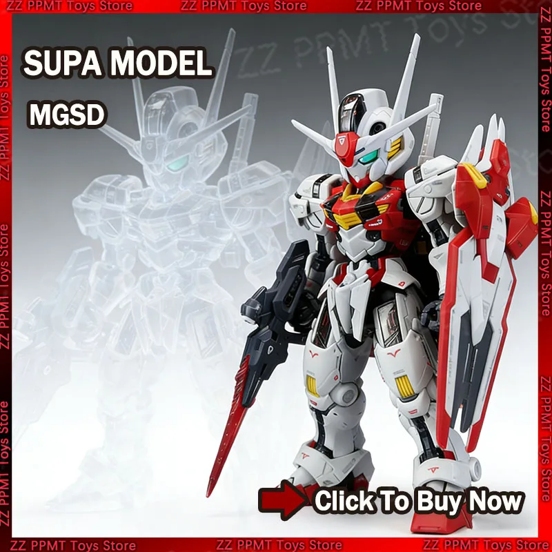 

New SUPA-MGSD XVX-016 Aerial Q Version Assembly Model Kit Mobile Suit Action Figures Tone Modified Parts Collectable Toys Gift