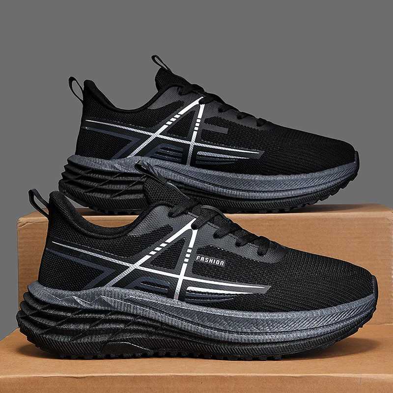 

Men's shoes 2025 new spring and autumn sports shoes, durable and lightweight running shoes, breathable for teenagers, middle sch