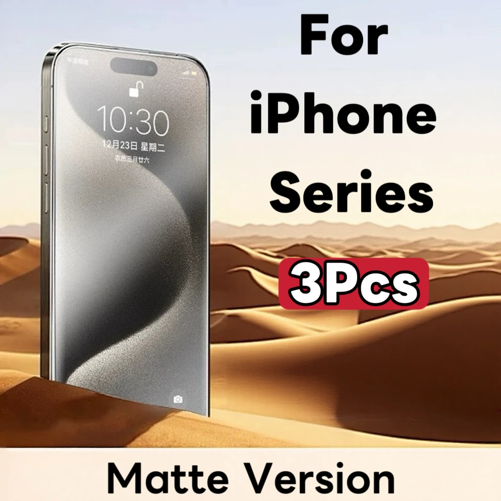 

Комплект из 3 матовых защитных экранов HD, совместимых с сериями iPhone