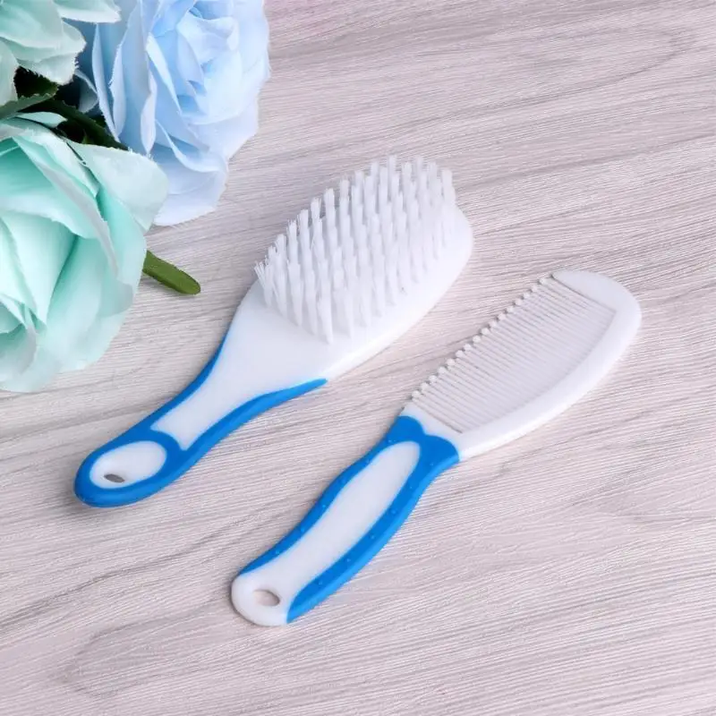 

Baby Comb Brush Nursing Supplies Bathing Washing Hair Soft Bristle Round Tip P31B