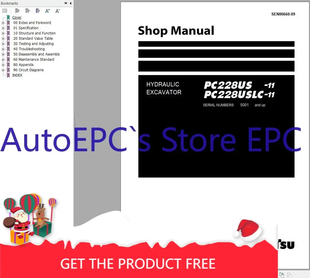 

Гидравлический экскаватор AutoEPC Komatsu, обновленный 2024 г., 10,7 ГБ, руководство по магазину в формате PDF