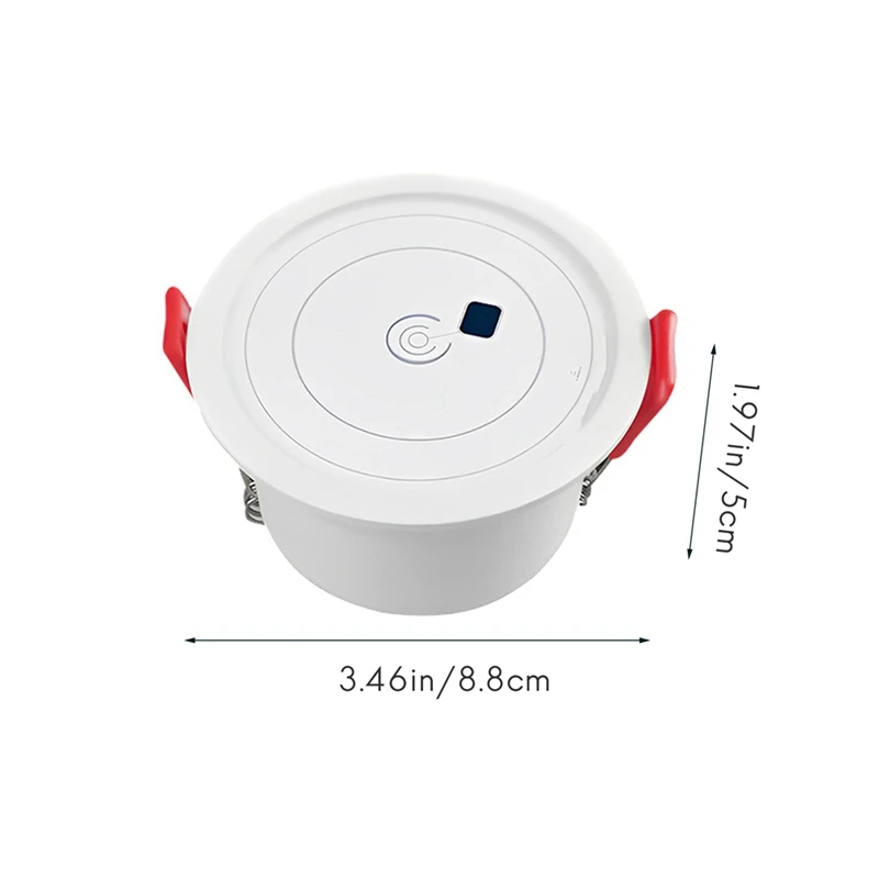 1 PCS Zigbee Smart Human Presence Sensor Human Motion Sensor White With Millimeter-Wave Radar Detection For Home Smart Life