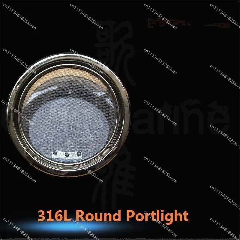 For Round Yacht RV 316L Stainless Steel Porthole Sunroof Side Window
