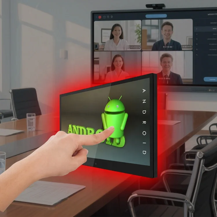 15 16 Tablet Android Tablet Meeting Room RFID NFC Wall Mounted Poe Touch Screen Tablet with Status Lights