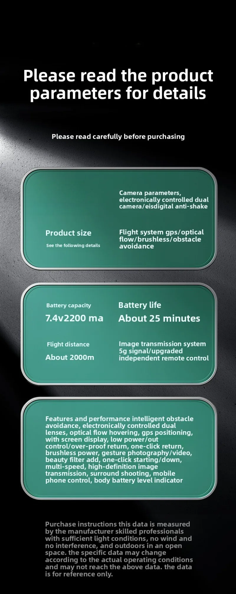 شاشة كبيرة للتحكم S159GPS كوادكوبتر بدون فرش لتجنب العوائق بالأشعة تحت الحمراء وطائرات التحكم عن بعد #3