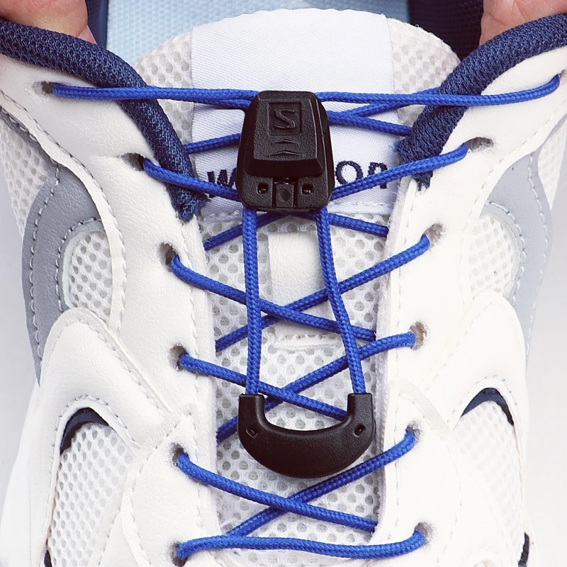 Neue Schnürsenkel ohne Binden für Tennis-Sneaker, Runde Schnürsenkel für Erwachsene und Kinder, Wander- und Laufschuhe, Unisex für Schuhzubehör