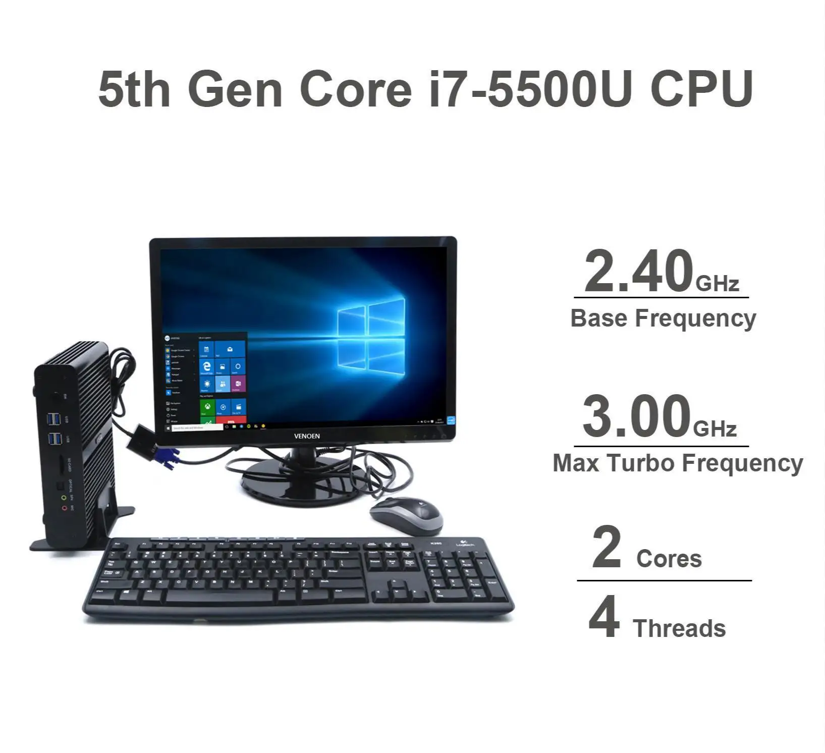 PC Mini 8G RAM 256G SSD Core i7 Gaming Computer Desktop-PC Preise in China