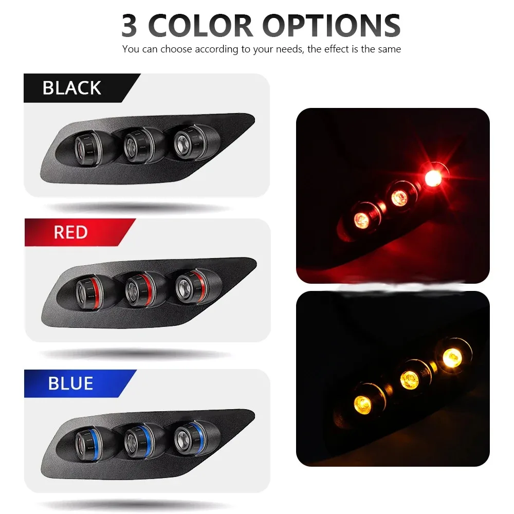 For BMW S1000RR 2019-2022 Suitable for BMW LED turn signals, new turn signal indicators, motorcycle built-in LED taillights