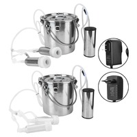5L Household Electric Goat Cow Milking Machine with Direct Suction Pump Electric Milking Machine