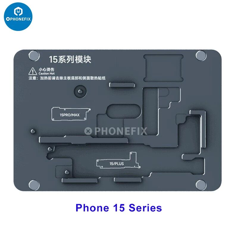 XZZ Xinzhizao-Placa-mãe de aquecimento de camada média, reparo desoldering, placa-mãe para iPhone X, 11, 12, 13, 14, 15 Pro Max, L2023