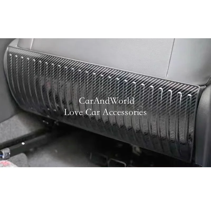 

Stainless Steel Rear Row Seat Anti-kick Plate Kick Board Cover Interior Trims Accessories For Changan CS75plus CS75 Plus 22-24