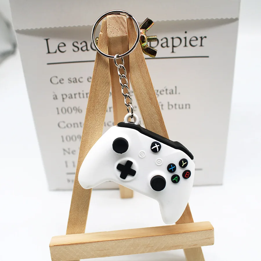 xbox keychain Game Console Controller Model Keychains Mini Simulation Collection Key Chain Pendant for Men Women Keys Ring Toys