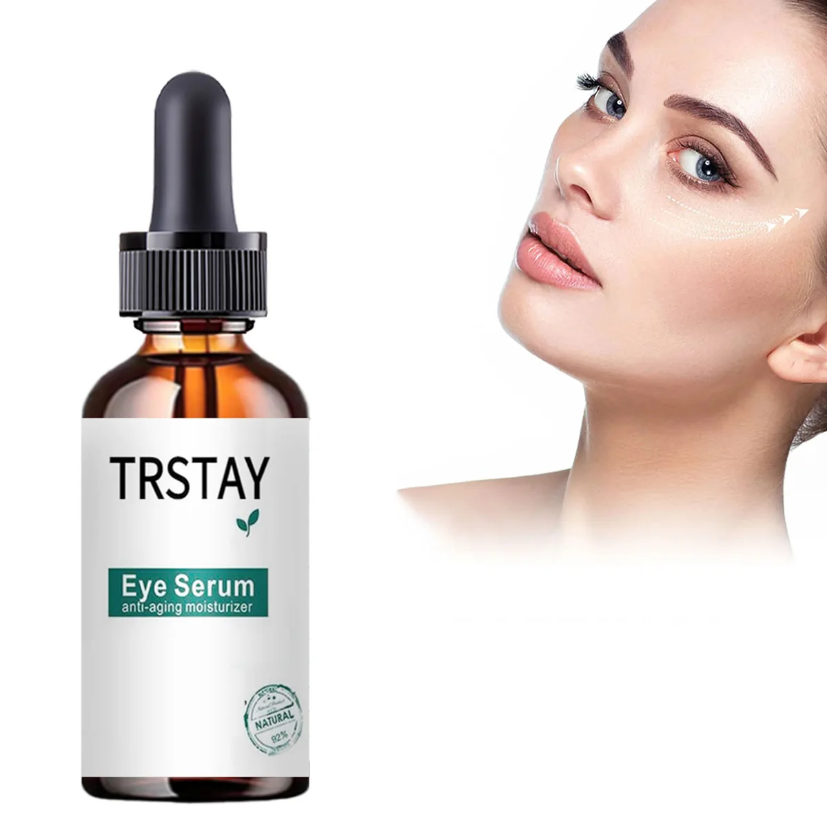 TRSTAY Strong Eye Cream, with the ability to lighten fine lines and moisturize, making the skin smoother