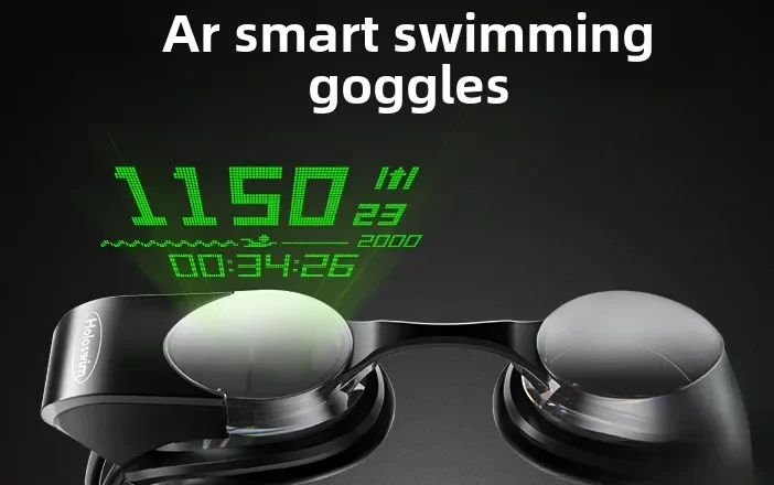 AR óculos de natação inteligentes antiembaçante óculos de natação para miopia com grau