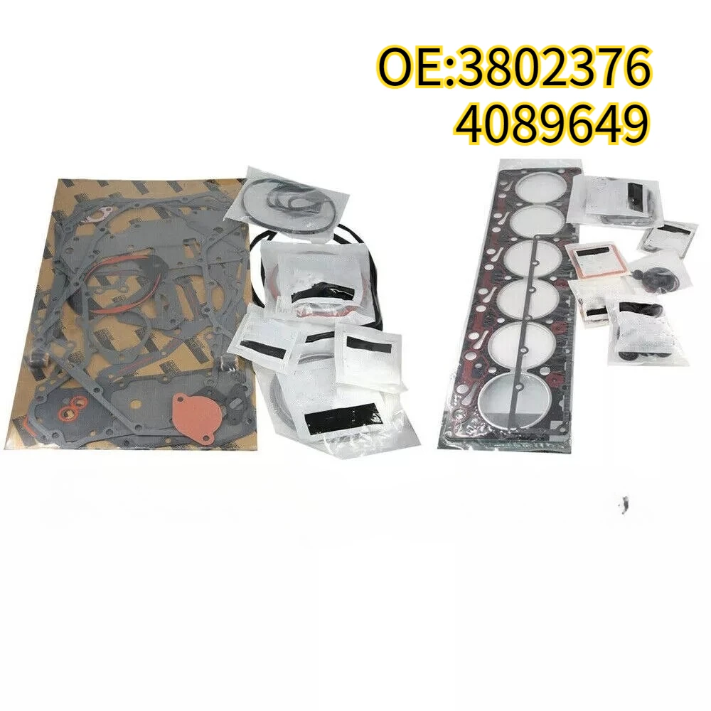 

For 3802376 4089649 Complete Upper & Lower Gasket Set For 89-98 Dodge Cummins 5.9L 12V Turbo 6BT