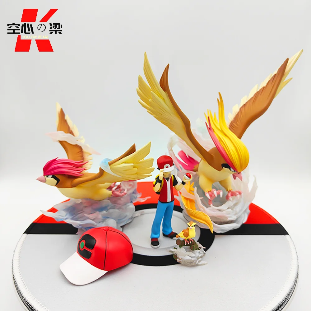 [عالم المقياس 1/20] لعبة Pidgey & Pidgeotto & Pidgeot & Mega Pidgeot لتزيين الشكل