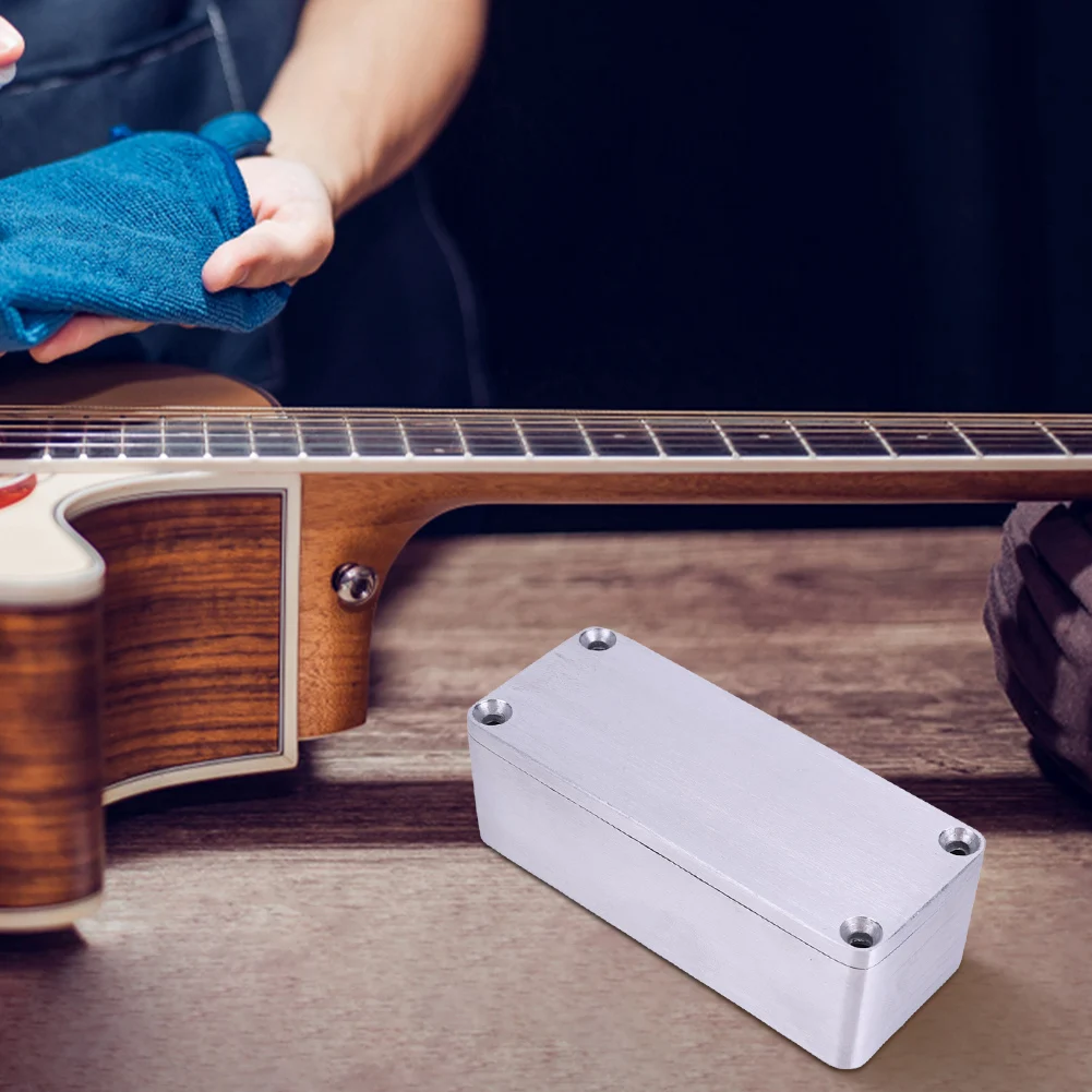 Effects Pedal Stomp Box Enclosure with Screws Die Aluminium Box Enclosures Aluminum Stomp Box Enclosure Guitar Accessories view 4
