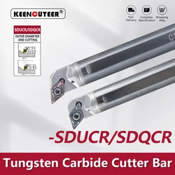 Tornio antiurto in acciaio al tungsteno SDQCR/SDUCR con barra di taglio CNC C10K/C12M/C16Q--SDQCR/SDUCR