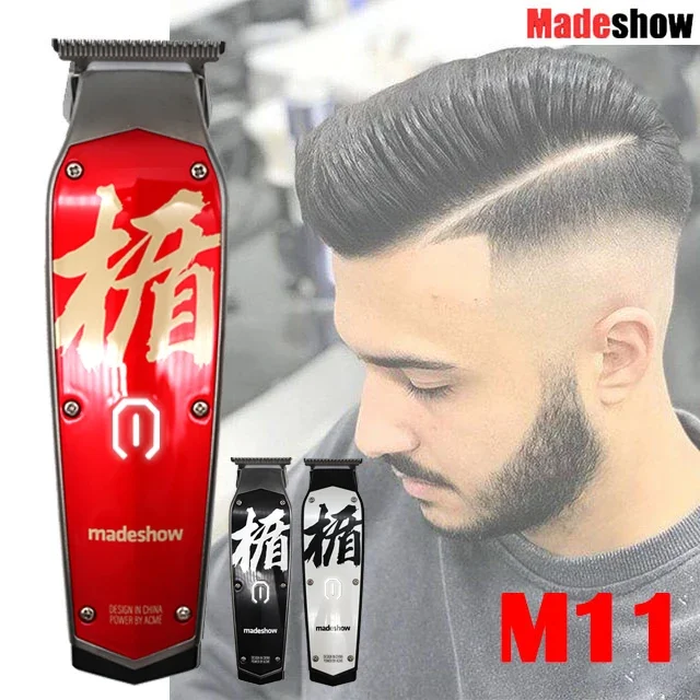 New Madeshow M11 Men's Professional Hair Clipper Electric Shaver Barber Shop Special Engraving Trimmer