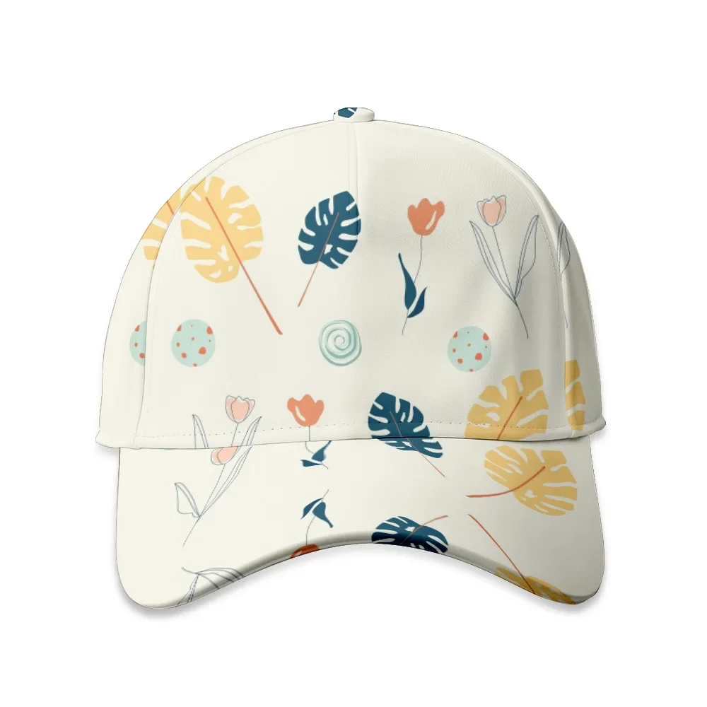 Baseball Snapback Caps Printed Men Women Summer Palm Tree Leaf Sports Headwear Outdoor Streetwear Casual Sun Visor Hats