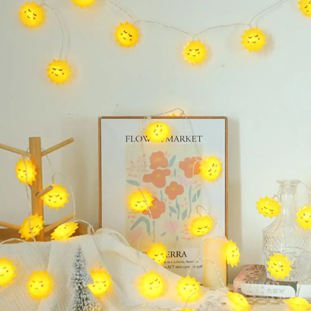 مشرق بطارية تعمل عباد الشمس فانوس سلسلة آمنة 3m 20 أضواء مصباح سلسلة لطيف المحمولة Led أضواء التخييم