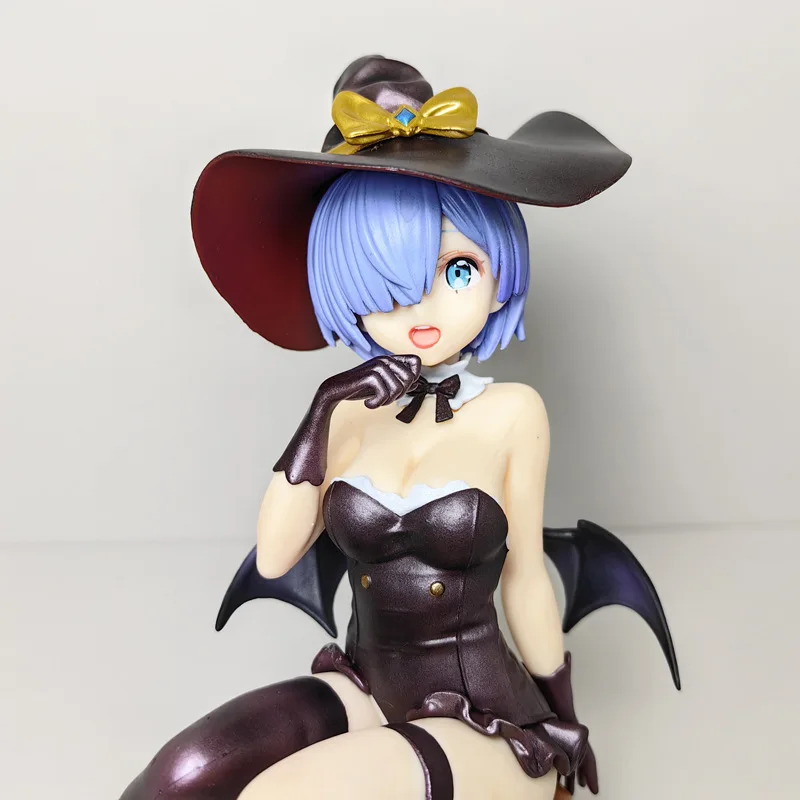 Anime Re:ZERO Starting Life in Another World Rem Figure Gk Model Collection Doll Desk Decora Halloween Gifts