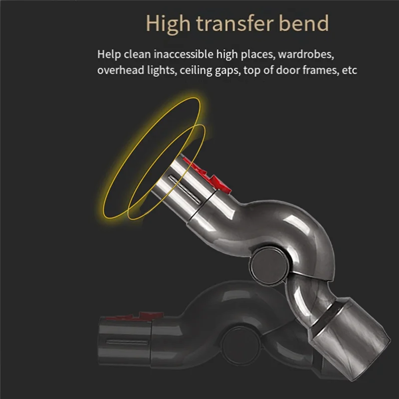 Para Dyson V7 V8 V10 V11 V15 aspiradora codo de dirección adaptador alto y adaptador inferior herramienta de liberación rápida-Y48A