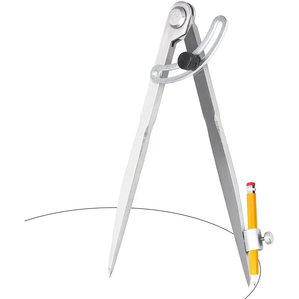 

Woodworking Compass Drawing Carpenter Compass 100MM-300MM Circular Marking Tool Design Layout Tool For Geometry Drawing Drafting