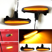 For Mitsubishi Lancer EVO X Outlander Sport Mirage 2014+ Dynamic LED Fender Side Marker Turn Signal Light Marker Lamp