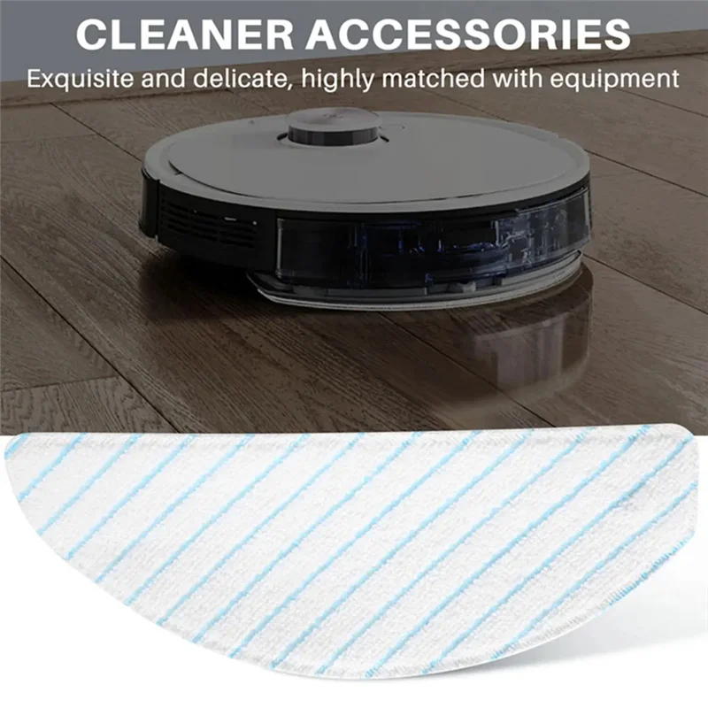 

60Pcs Disposable Strong Rag Mop Cloths Pads For Ecovacs Deebot OZMO T8 AIVI T8 Max T9 AIVI AIVI+ Vacuum Cleaner Parts