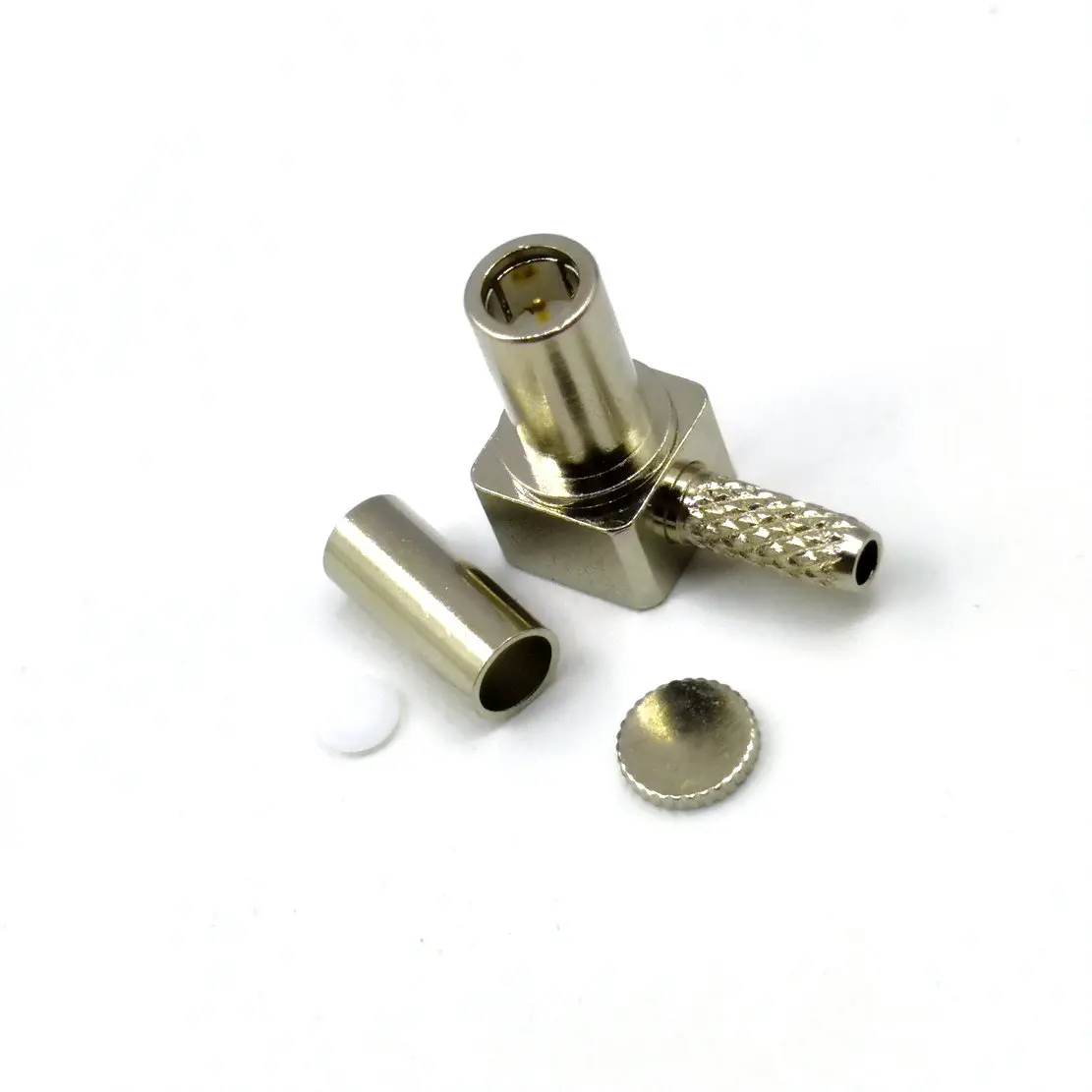 100 Stuks Koper Rechts Ms147 Mannelijke Plug Krimp Voor Rg316 Rg174 Lmr100 Kabel Connector