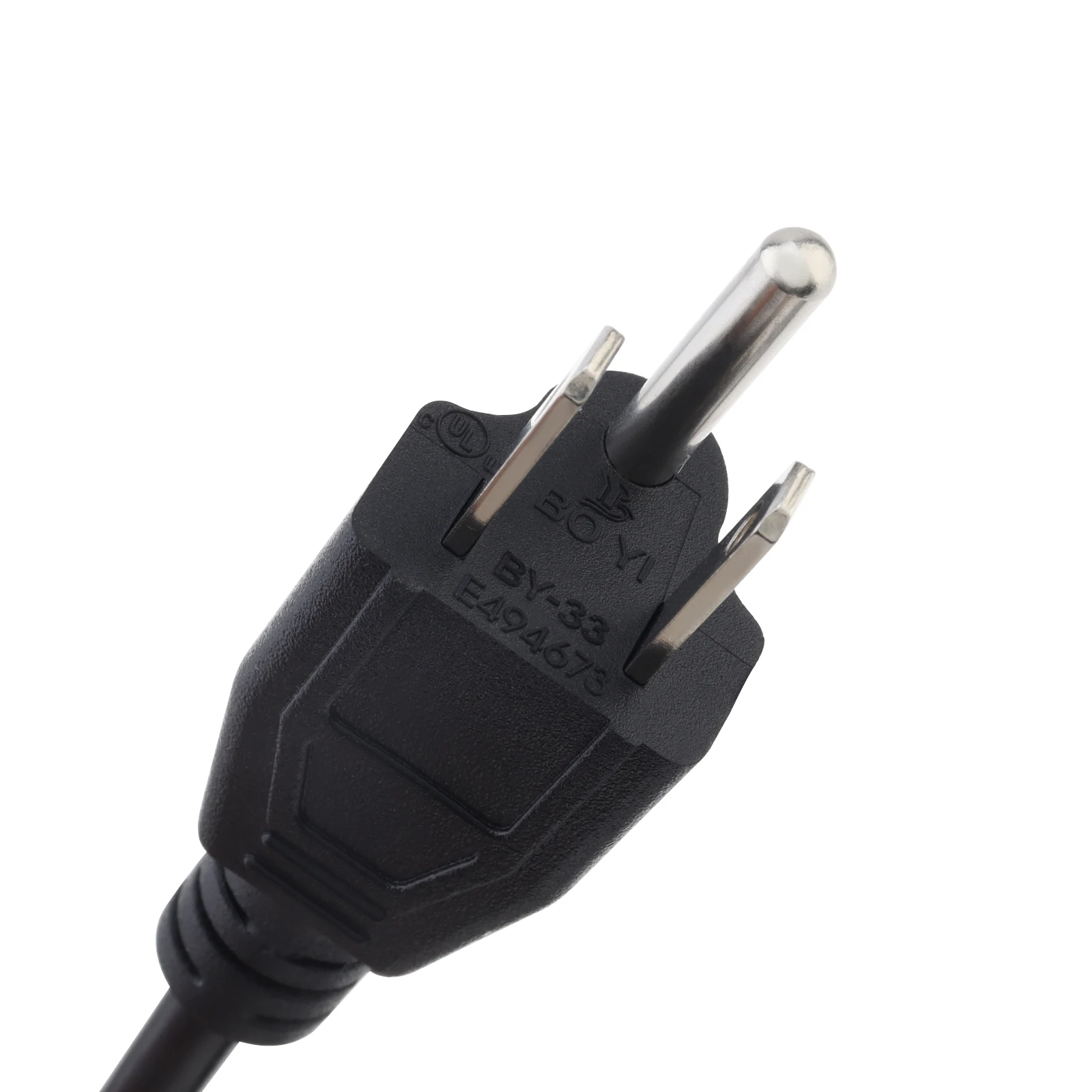 1.8M 3-Cord لمبة مكتب سلك الطاقة الولايات المتحدة التوصيل سلك عدة تمديد موصل مع مفتاح تشغيل/إيقاف ، الأسلاك المفتوحة